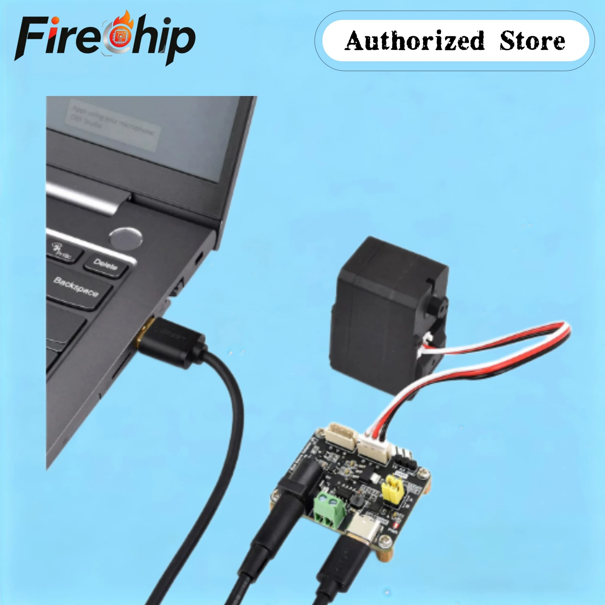 Płytka sterująca FireChip Waveshare Serial Bus Servo Adapter (A) zintegrowuje obwód sterowania zasilaniem. — zdjęcie produktu 6