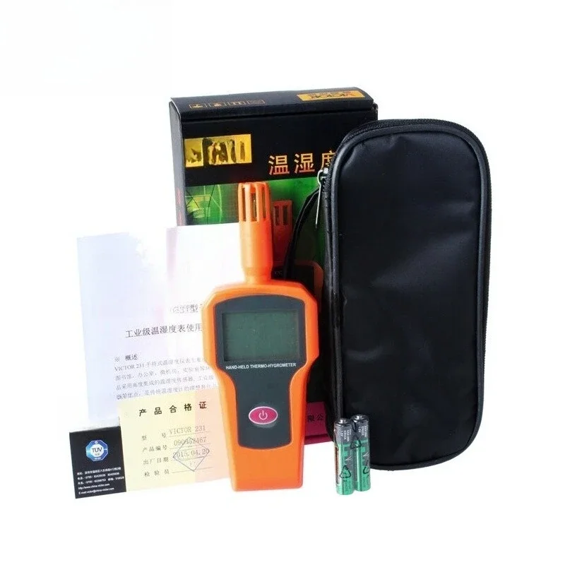 Thermohygrometer VC231 Handheld high-precision air environment temperature and humidity detection instrument