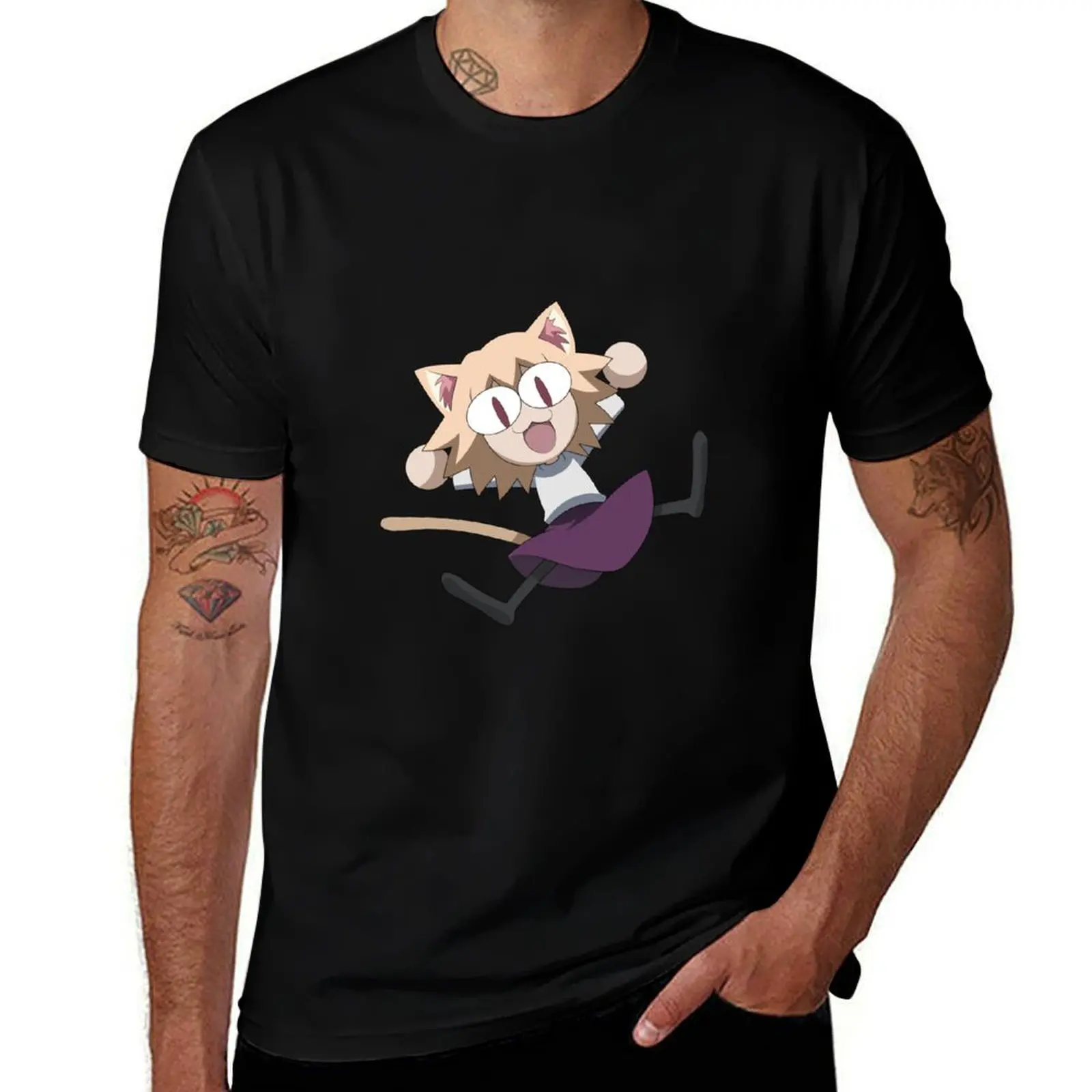 

Neco arc Neco arc happy Neco arc Sticker T-Shirt croswit shirt man quick-drying summer 2025 men tshirt