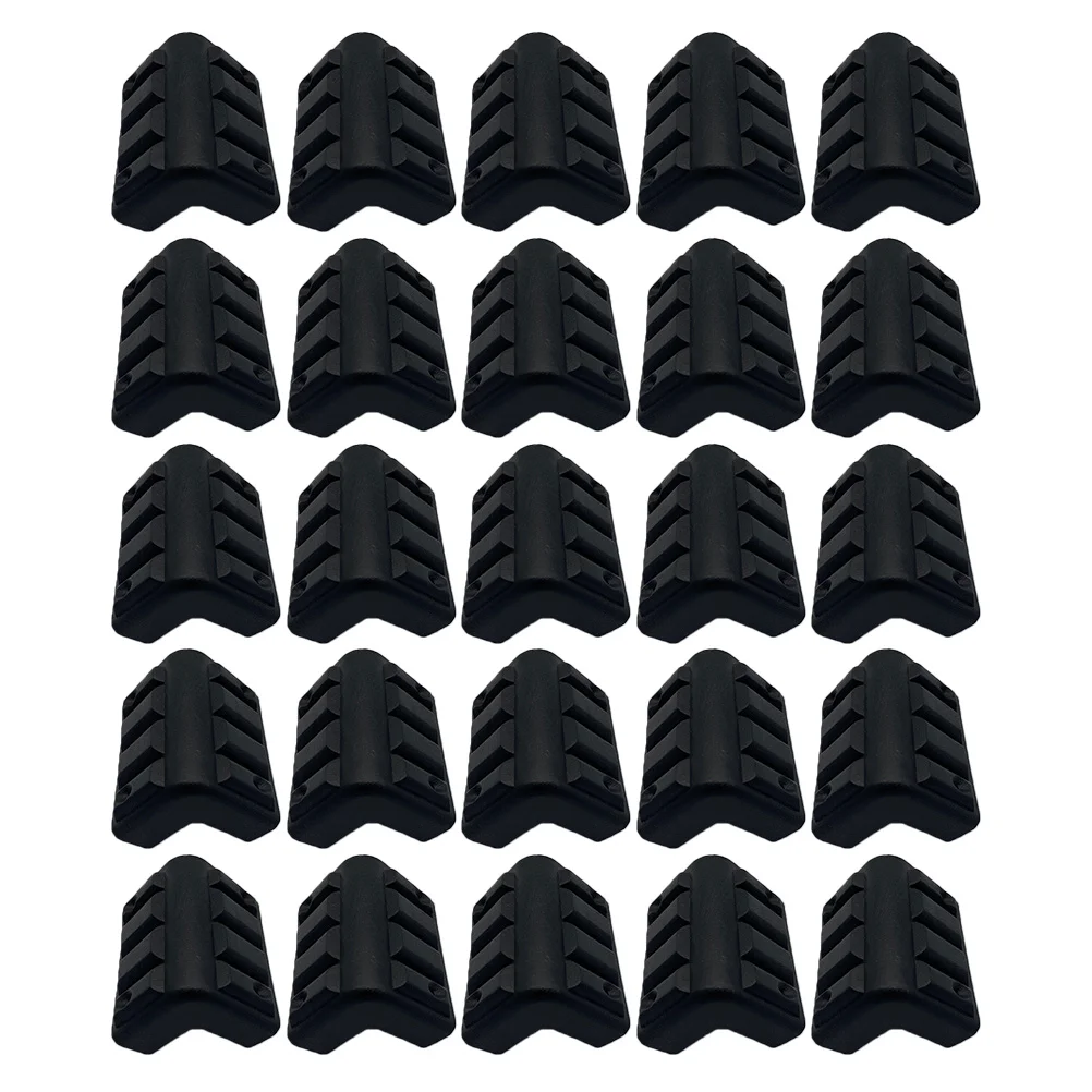 

25pcs Plastic Corner Protectors for Speaker Cover Black Anti Collision Desk Table Furniture Guard Useful Protector