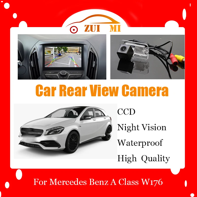 

Car Reverse Rear View Camera For Mercedes Benz A Class W176 2012~2015 Waterproof CCD Full HD Night Vision Backup Parking Camera