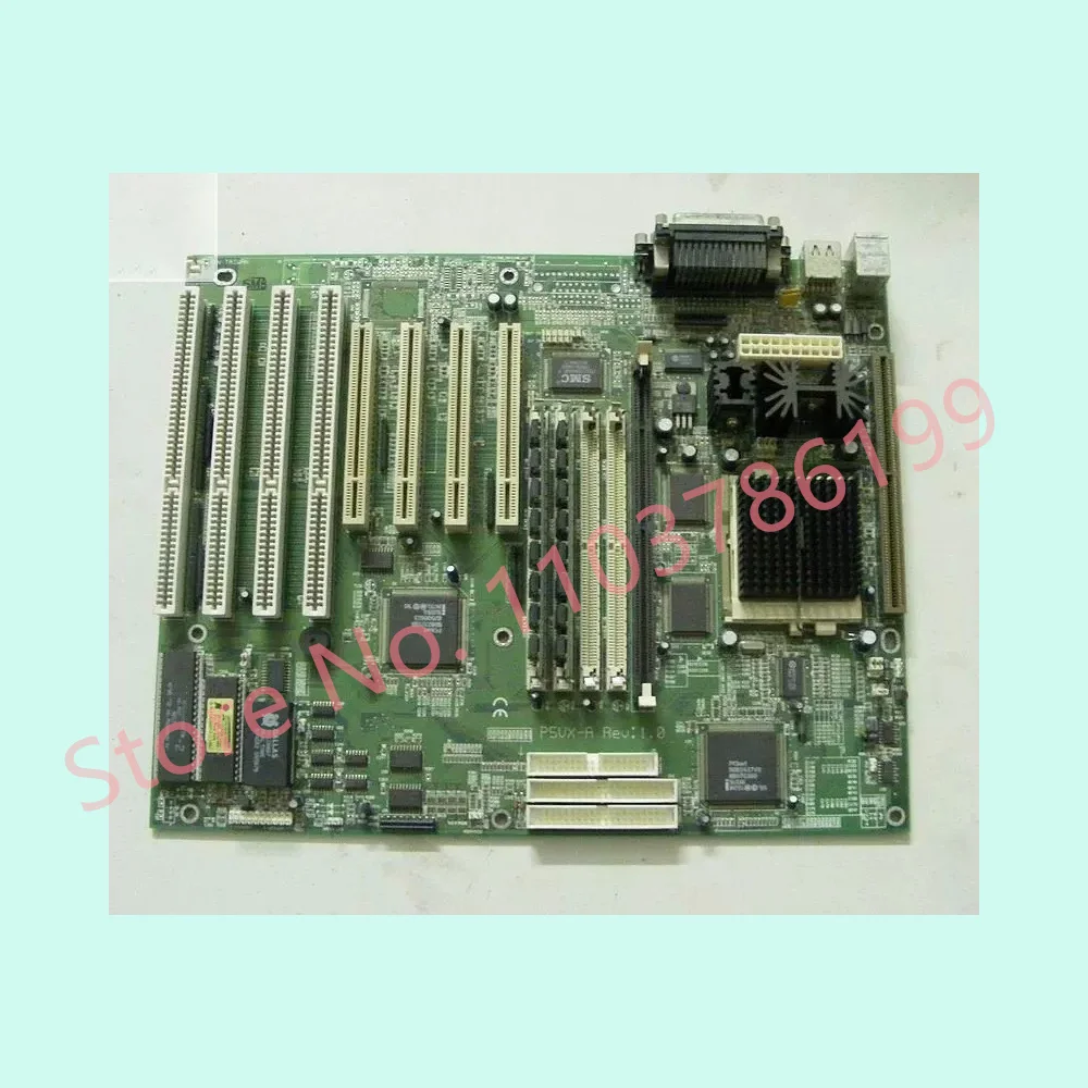 For Asus Equipment Board Socket 7 With 4 ISA Slots And 4 PCI Slots P5VX-A Rev: 1.0