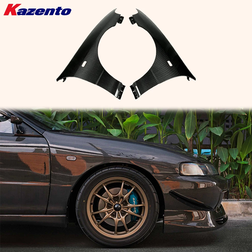 

Front Fenders Pair OEM Style Carbon Fiber For Honda 1994-2000 Integra JDM DC2