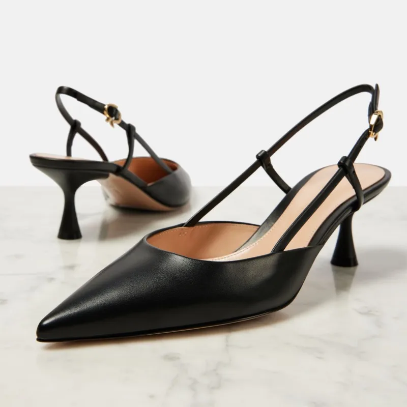 

Брендовые сандалии-гладиаторы, летняя женская обувь, модельные туфли на каблуке с закрытым носком, кожаные туфли с босоножками, танцевальные свадебные туфли, большой размер