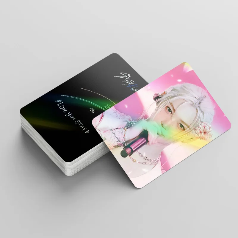 55 szt. kart kolekcjonerskich STRAYKIDS, pocztówek, plakatów DO IT, fotokartek, gadżetów z gwiazdami KPOP SKZOO, kart LOMO