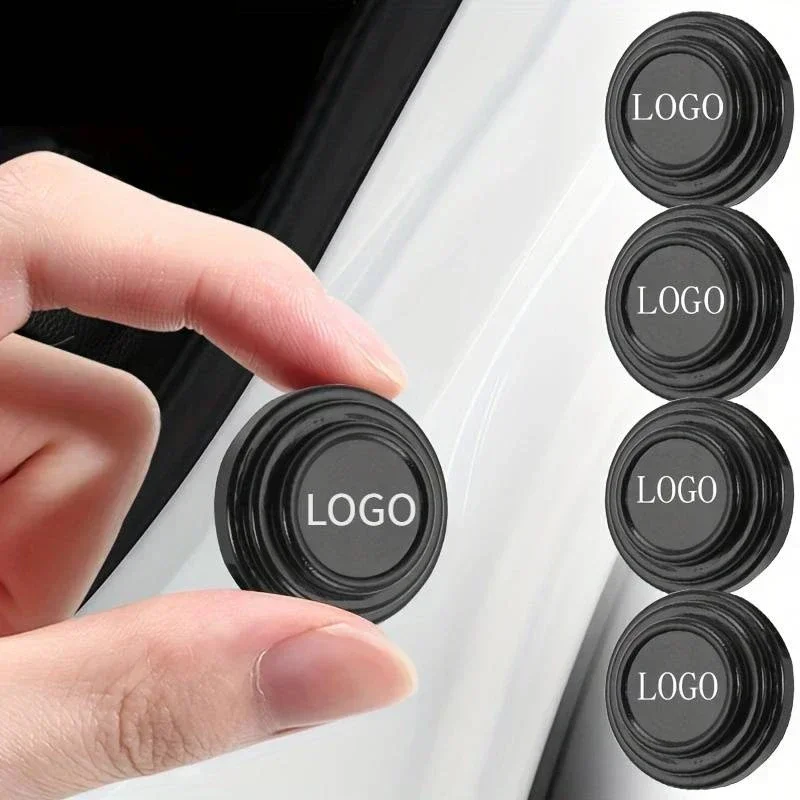 تخصيص 10 قطع سيارة سيليكون وسادة الصدمات امتصاص الصدمات عازلة طوقا عزل الصوت وسادة جبل واقية الباب كتم مكافحة