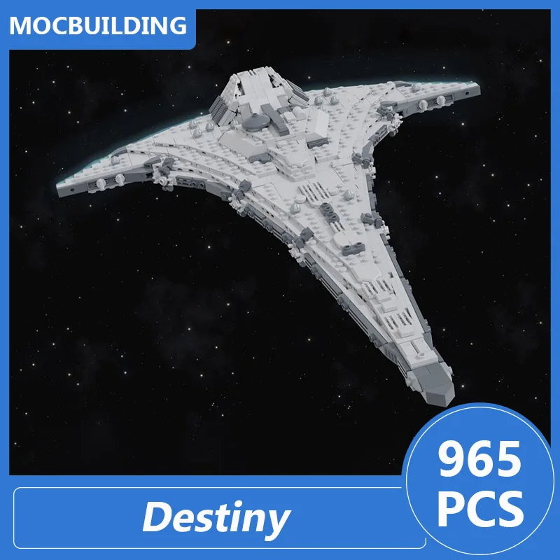 Destiny Ancient Ship UCS Scale Model Moc Building Blocks Space Diy Assemble Bricks Educational Collect Toys Xmas Gifts 956PCS