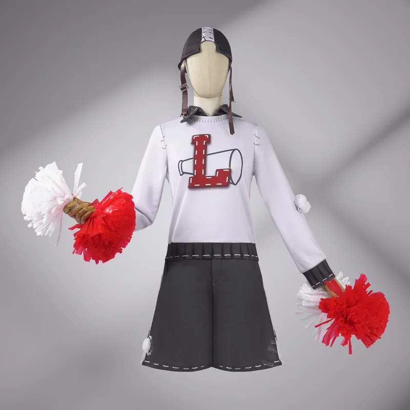 Game Identity V Cheerleader Cosplay Costume Game IDV Lily Barriere Cosplay Costume Halloween Dress and Cheerleader Cosplay