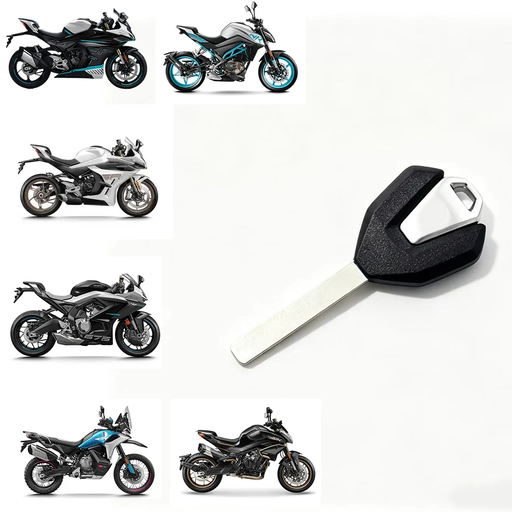 Key Uncut Blade Blank Keys Chip For Cfmoto 250SR 250NK 300SR 300NK 450 SR MT 650 CLX700 700MT 800MT 800 Motorcycle Accessories