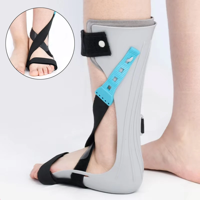 Correction of Stroke Hemiplegia and Ankle Joint Fixation with Foot Drop Orthosis Device for Inversion and Valgus Correction Shoe