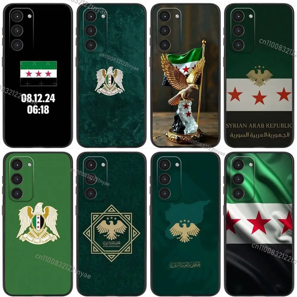 

NEW Ahmed al-Sharaa Syria Flag Phone Case For Samsung Galaxy A20,21s,22,31,32,52,53,72,73,80,91 Soft Liquid Silicone Black Cover