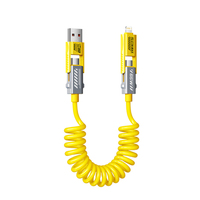 4-in-1 Super Fast Charging Data Cable Type-C To Type-C Charging Cable For iPhone 16 15 Samsung Huawei Xiaomi