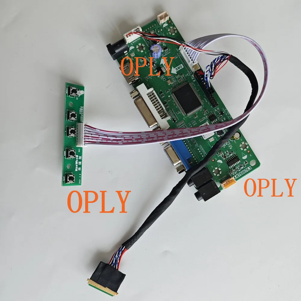 

Kit for HDMI-Compatible DVI VGA Controller board N156B6 N156B6-L0B/L06 15.6" LED Screen 1366x768 Monitor DIY