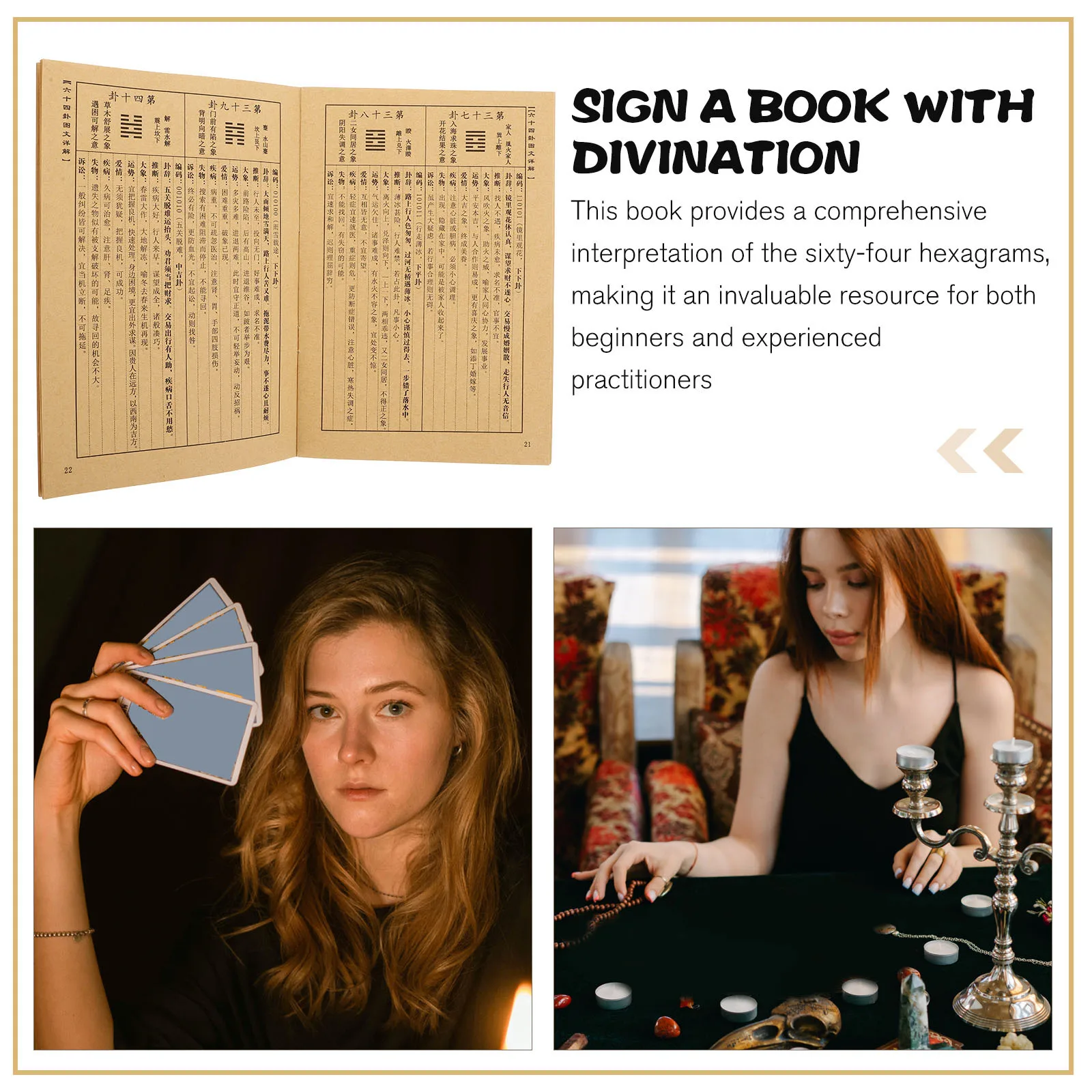 64-hexagrams Zhouyi-boek I Ching-gids Spirituele waarzeggerij Handmatige interpretatie Boek der veranderingen
