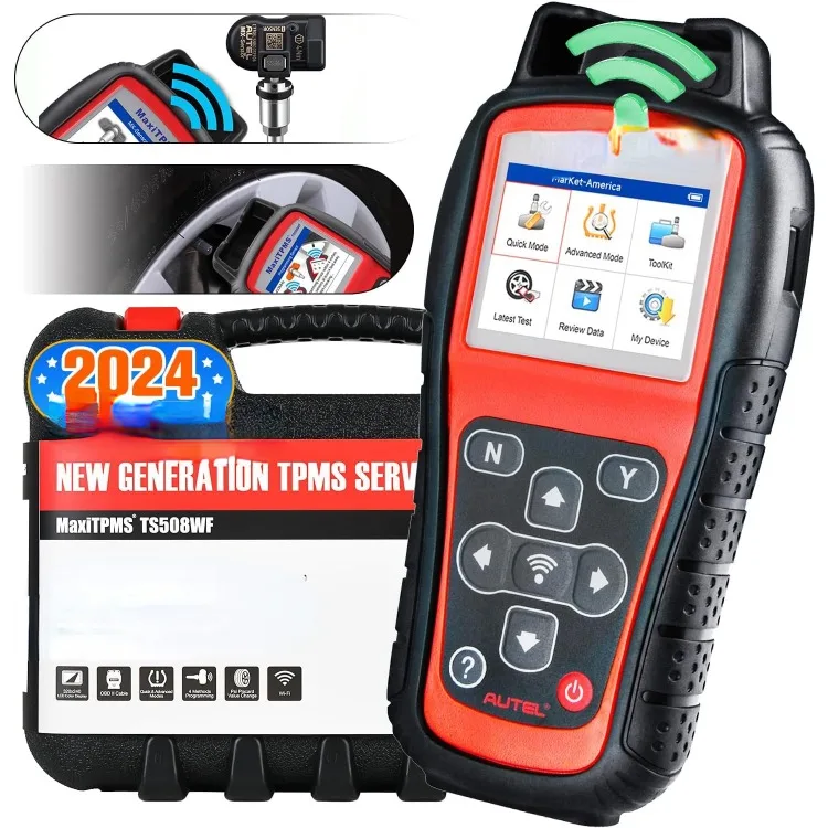 MaxiTPMS TS508WF TPMS Relearn Tool, 2024 WiFi Ver. of TS508, TS501, TS408S, TS408, Activate/Relearn All Sensors as TS601