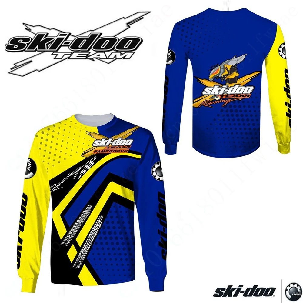 Ski-doo Unisex Clothing Harajuku O Neck Long Sleeve Casual T-shirts Quick Drying Sweatshirt Top Anime T Shirt For Men Women