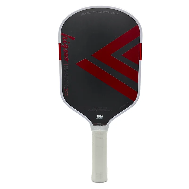 High Elasticity Fifth Generation EVA Surround EPP Foam Boom Equipped with Metal Counter WeightsPickleball Paddle Raw Carbon Fibe