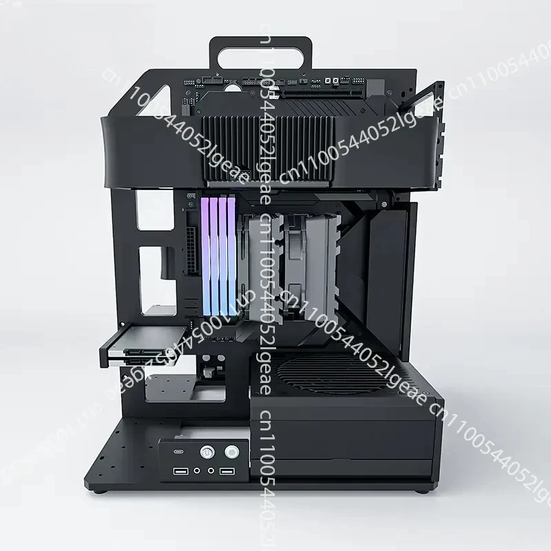 Gaming PC Case New Design ATX Aerometal with Aluminum Stand for Gaming PC Tower