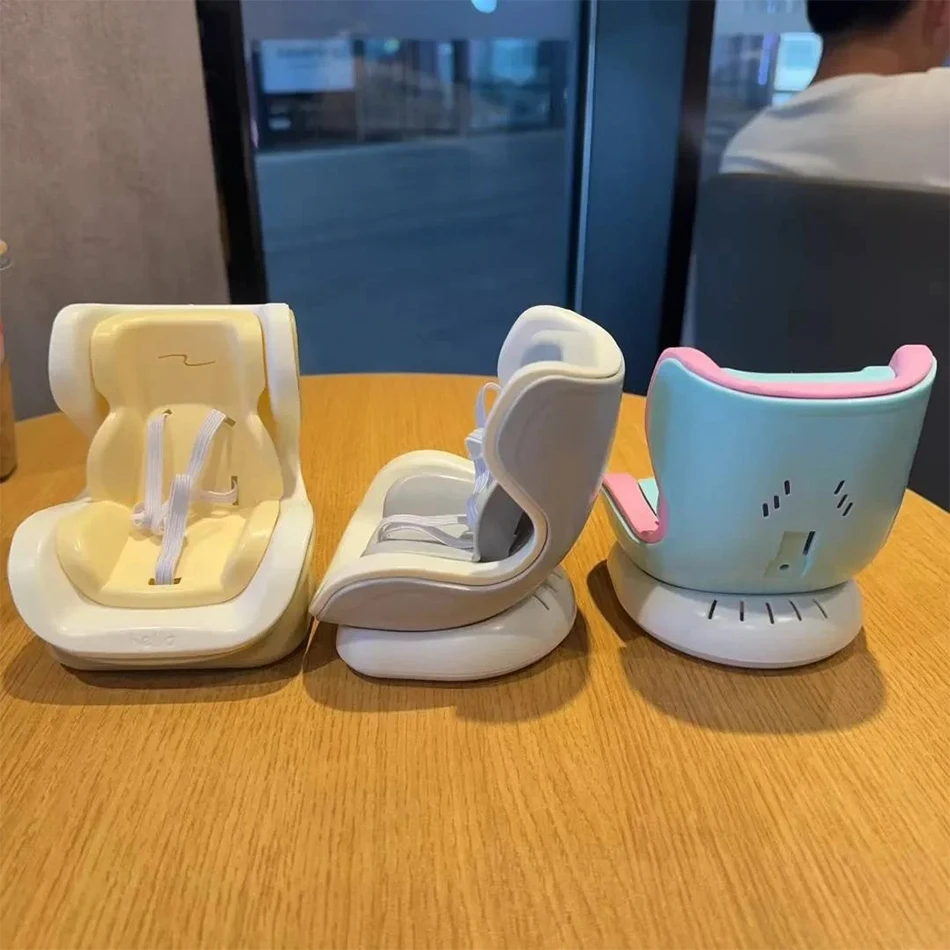 4 Stijlen Voor Auto Pop Zitje Cartoon Stoel Model Kawaii Pop Zetel Outlet Decor Auto-interieur Styling Labubu Accessoires ﻿