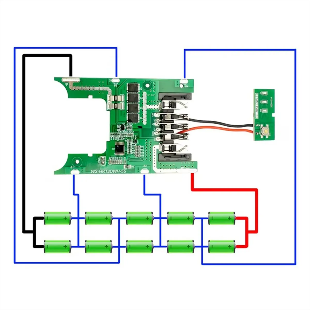 2026 + DCB180 صندوق بطارية ليثيوم علبة بلاستيكية PCB حماية لوحة دوائر كهربائية ل 18 فولت 20 فولت بطارية ليثيوم أيون العلب قذيفة
