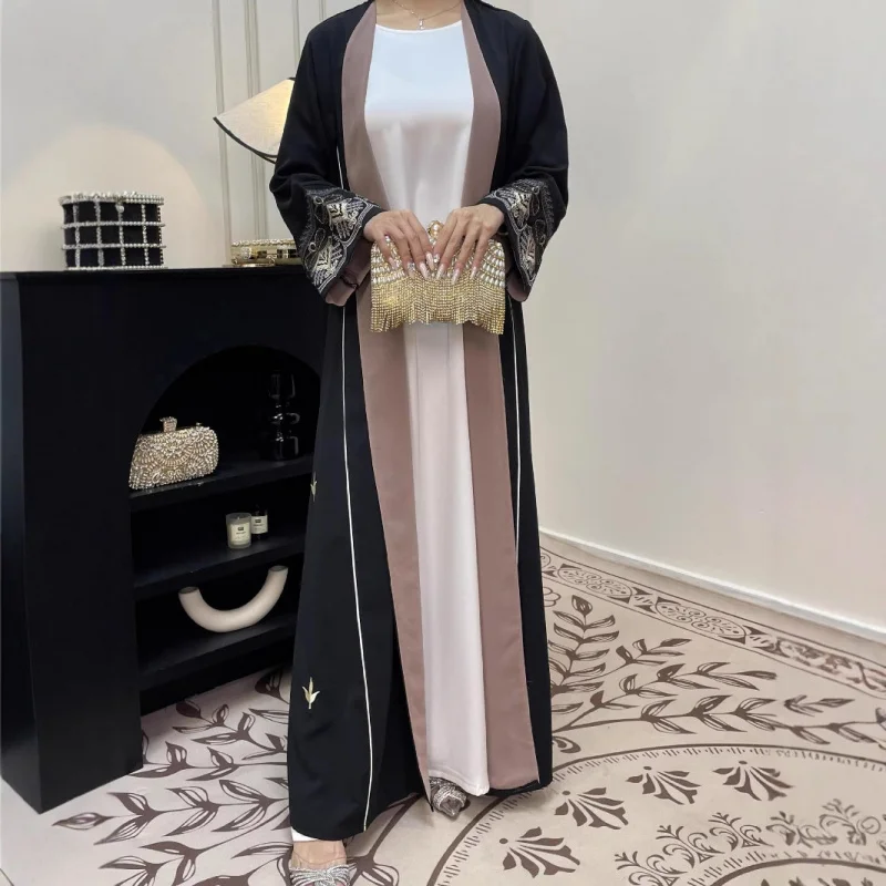 

Women's Muslim ClothingAbayaLong Dress Embroidered Jacket Dress Robe