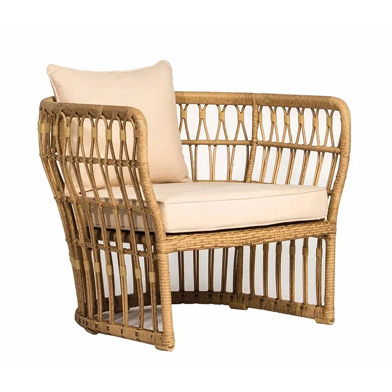 

Single Double Sofa Adult Coffee Table Leisure Garden Furniture Combination Terrace PE Rattan Chair Balcony