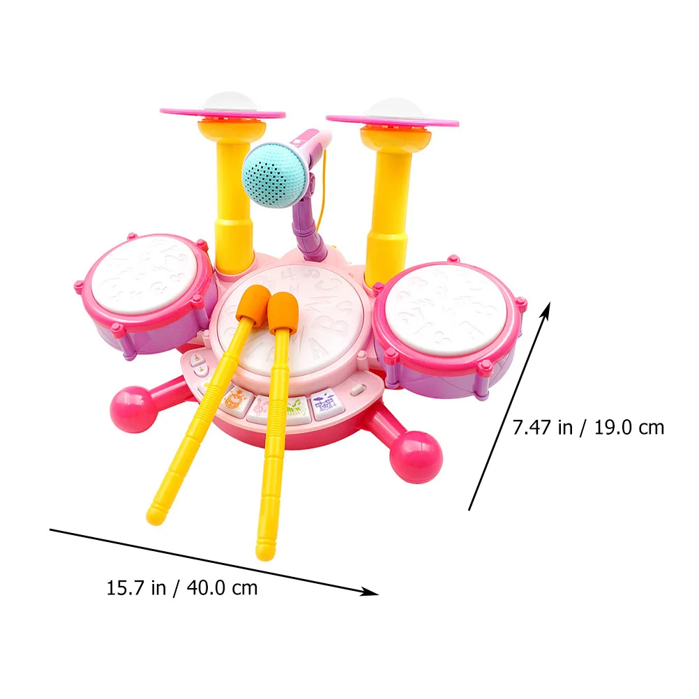 متعددة الوظائف طبلة موسيقى الجاز لوحة مفاتيح البيانو الإلكترونية إكسيليفون 3 في 1 مجموعة أدوات الموسيقى للأطفال تعلم هدية للأطفال الصغار
