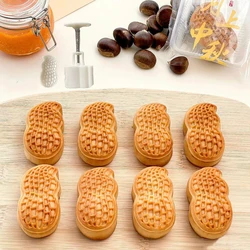 30g 50g 75g criativo amendoim lua bolo molde cortador de biscoito moldura porca bolo pastelaria crocante sobremesa cozinha decorações itens