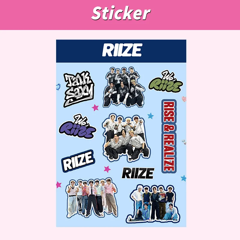 New Kpop Korean Group Lovely Book Cup Sticker Beauty Fans Gifts