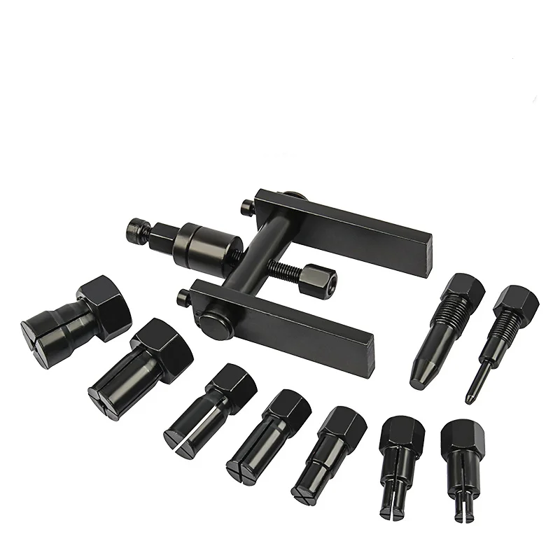 10pcs Practical Bearing Puller Motorcycle Bearing Removal Tool Puller with Box Motorcycle Internal Bearing Puller Kits