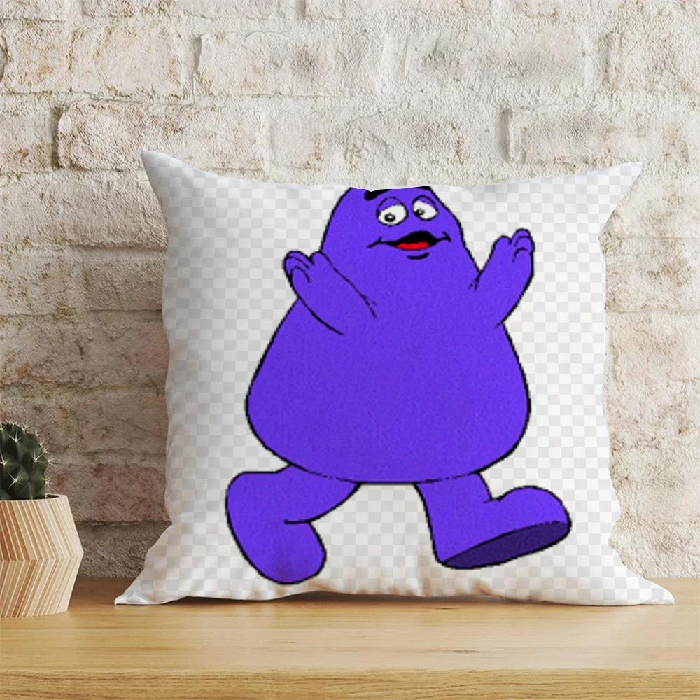 Grimace Shake Nordic Seventeen Cushion Covers for Decorative Cushions Cover Throw Pillow Covers Dachshund Dog Chucky Korda Fnaf