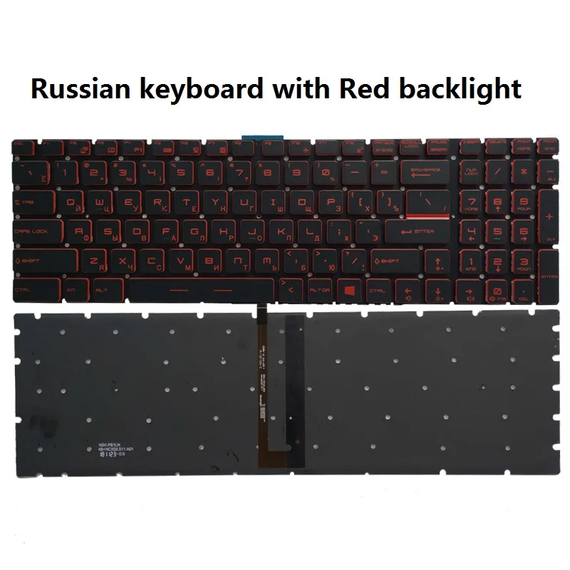 NEW Russian/US/UK/Spanish/Latin laptop keyboard FOR MSI GS60 GT72 GE62 GL62 GL72 CX62 GS70 GV62 MS-16J5 MS-1796 MS-1799 MS-16J9