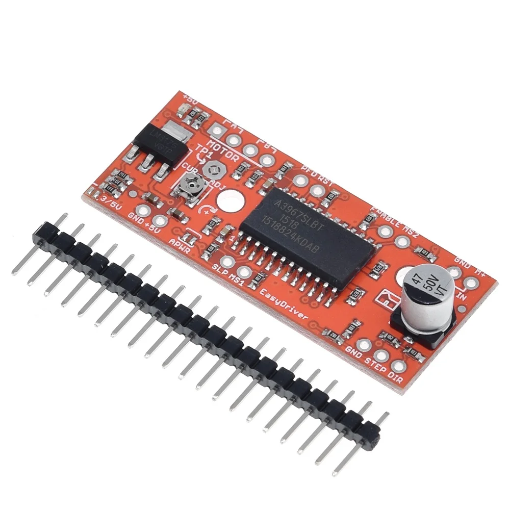 TZT A3967 Easy Driver Stepper Motor Driver V44 For Arduino Development Board 3D Printer A3967 Module