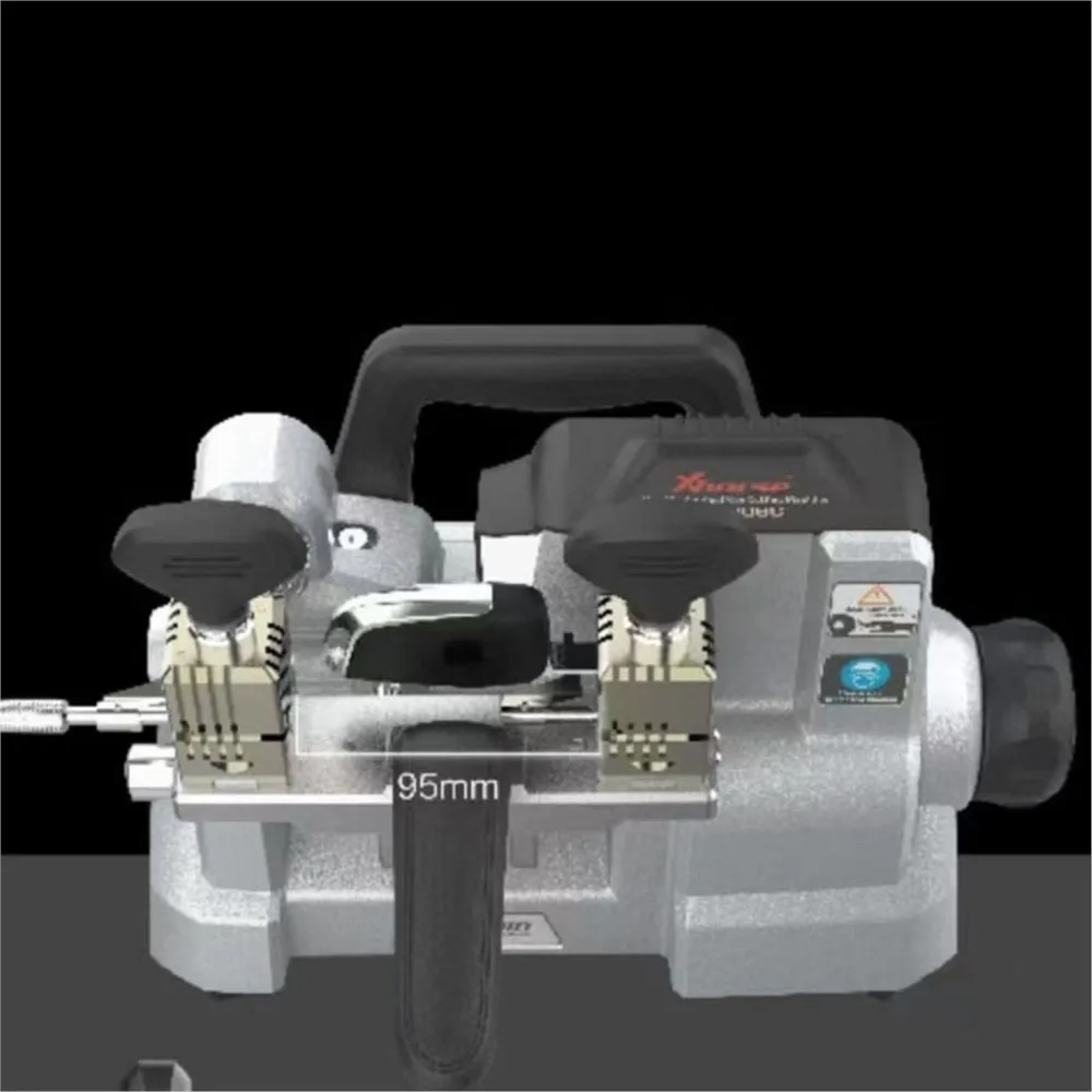 Máquina de corte de llaves Horizontal, duplicador de corte, alta eficiencia, doble cabezal, Manual, multifunción
