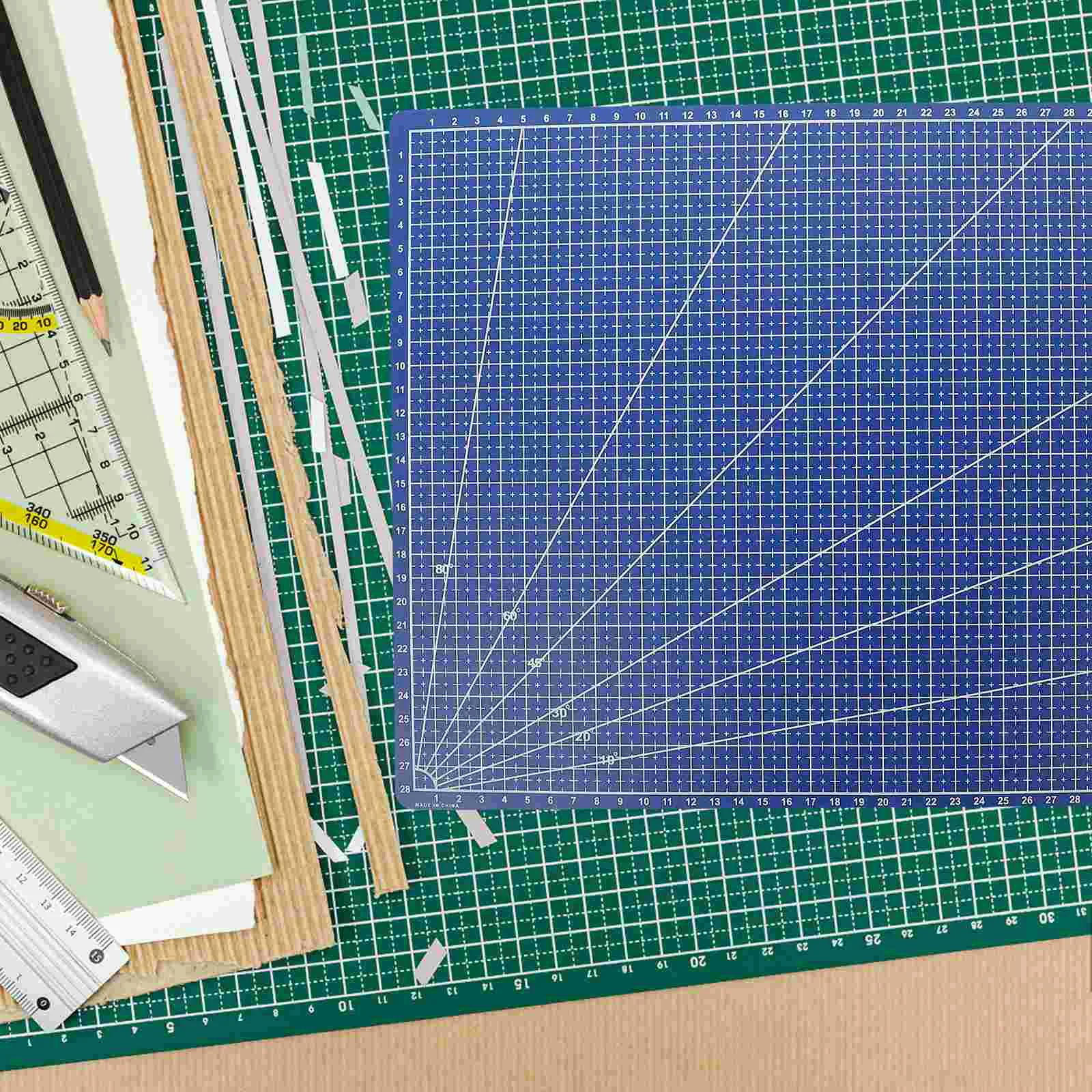 Engraving Mat for Crafts Quilting Cutting Mats Backing Machine Board Blue PP Plate