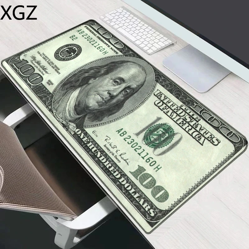 Large office dollar printing mouse pad desk mat PC accessories keyboard desktop protection mats esports gaming Novo money rug