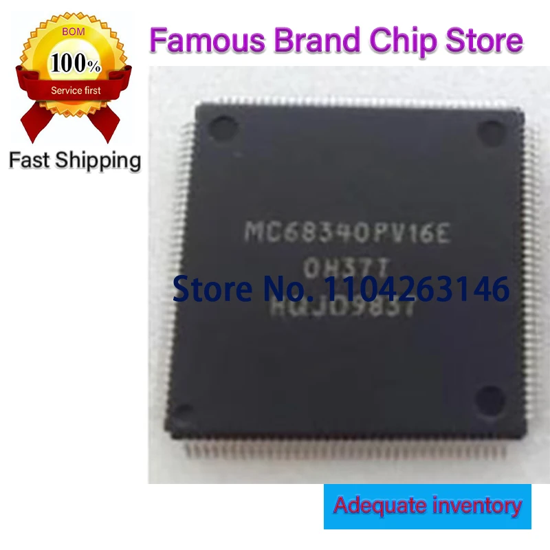 MC68340PV25E 10 Uds MC68340PV16E MC68340 TQFP-144