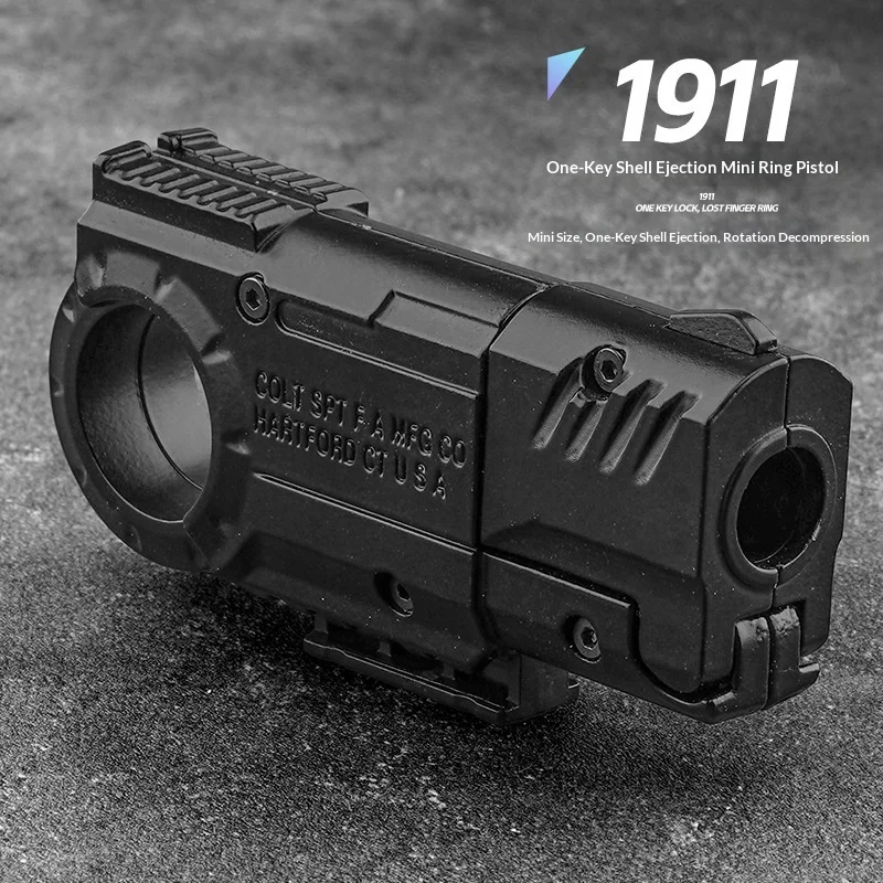 Jouet Spinner en métal noir Tech, Gadget anti-Stress, carte EDC, jeu manuel, petit objet pour les loisirs et les jeux