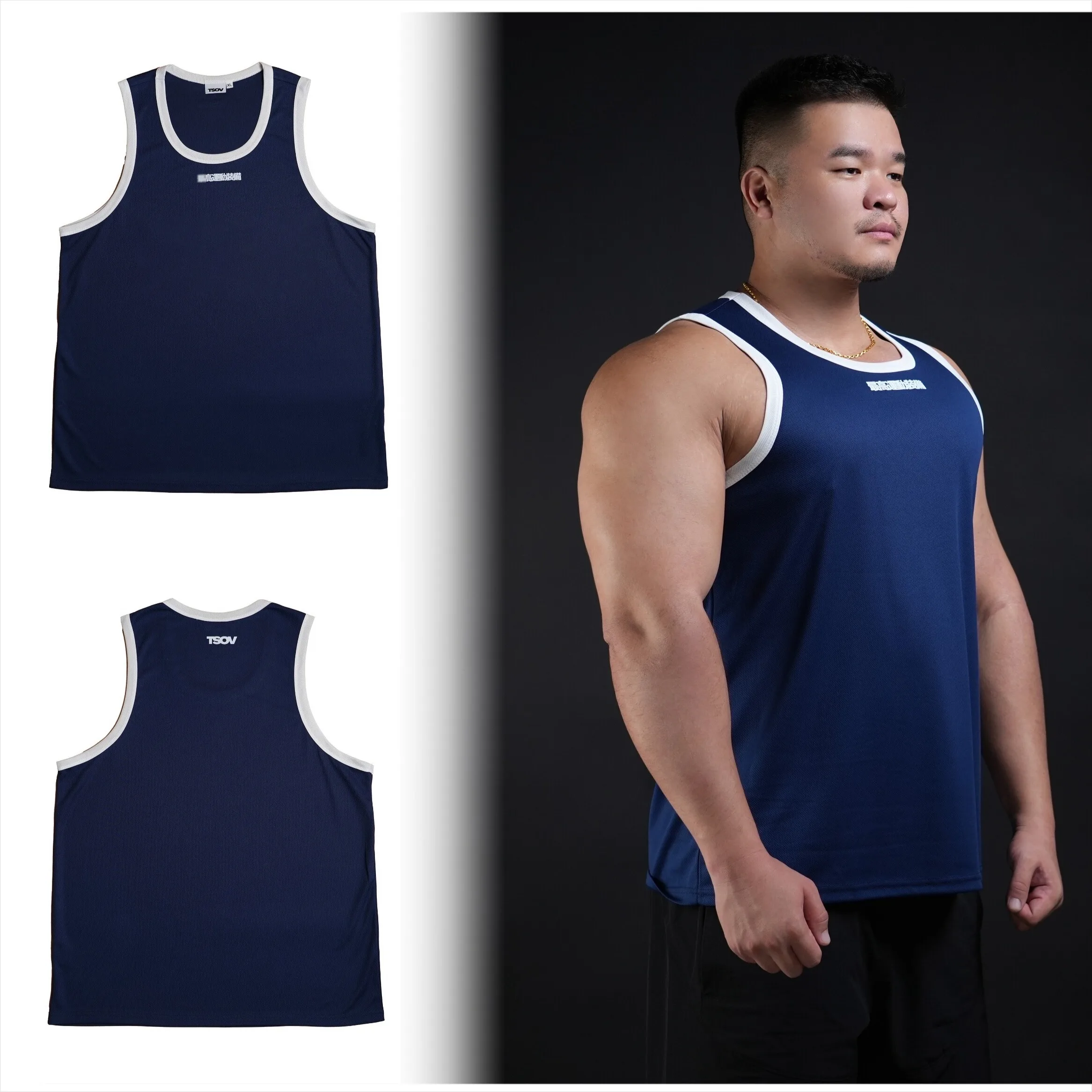 New Fashion Men Mesh Sports Tank Tops, Breathable Gym Sleeveless Singlet, Quick Dry Men\'s Oversize Undershirt Vest, S M L XL XXL