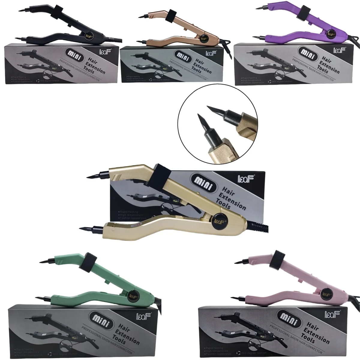 609B 소형 가정용 케라틴 고온 헤어 커넥터, 베스트셀러 다양한 색상 제공