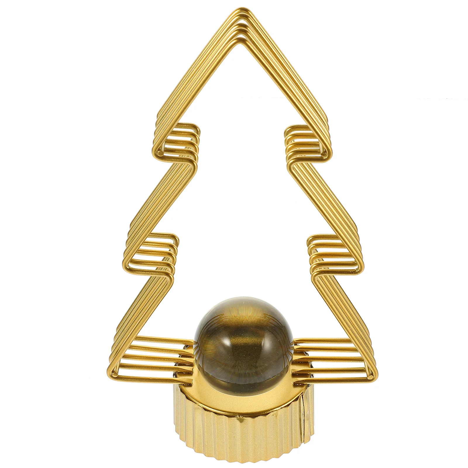 

Elegant Desktop Xmas Tree Decor Iron Christmas Tree Adornment Beautiful Xmas Tree Ornament Festive Decor