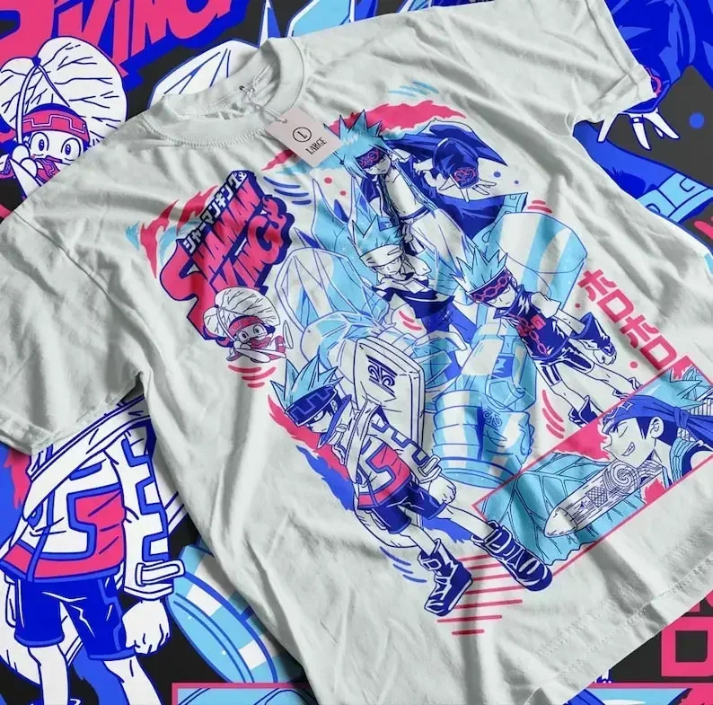 Футболка Shaman King Yoh Asakura, японское аниме