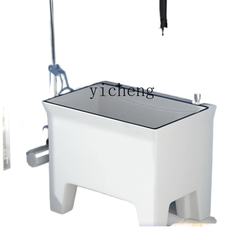 

YY Mop Pool with Faucet Integrated Balcony High Leg Floor Type Mop Pool