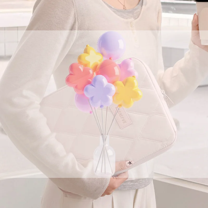 

Kawaii Tablet Sleeve Bag 7.9-11 Inch For Air 11/13 Pro 11 Sleeve Case For Xiaomi Shockproof Pouch Multi Pockets