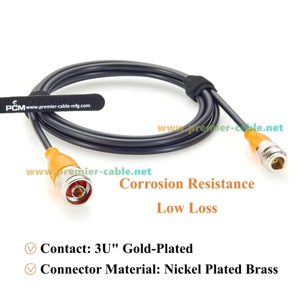N-Typ Stecker auf Buchse Koaxialkabel RG58 50 Ohm Verlustarmes HF-Antennenverlängerungskabel für Amateurfunk, Signalverstärker, 3G 4G LTE – Detail 4