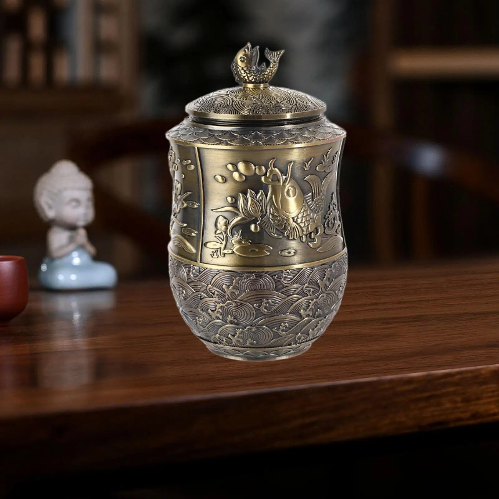 

Банка для рассыпного чая, банка для чая, настольный винтажный органайзер для чая, банка для хранения рассыпного чая, жестяная герметичная канистра для вечерние стола, домашняя кухня