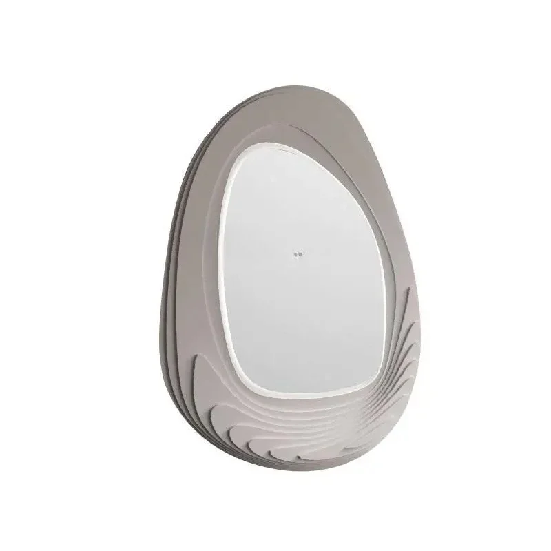 

French irregular art decorative mirror wall-mounted bathroom vanity mirror washstand special-shaped mirror
