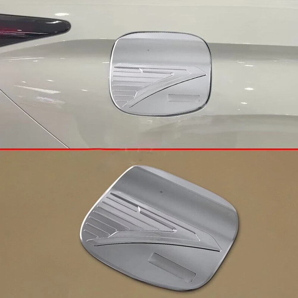 

Car Fuel Gas Tank Cap Cover Silver ABS Fit For Mitsubishi Outlander 2022-2024