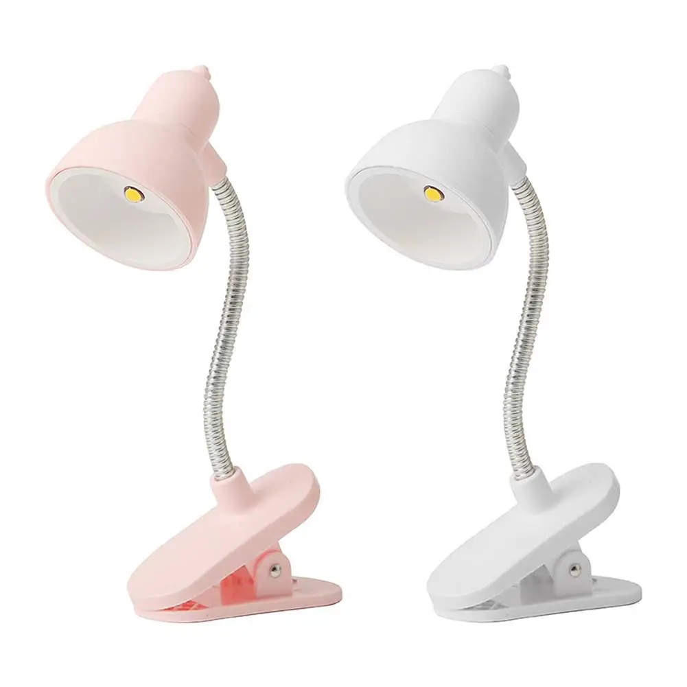 Cute Mini Lamp To Read Book Eye Protection Rotatable Reading Lamp With Clamp Reading Lights For Books Desk Table Bedroom