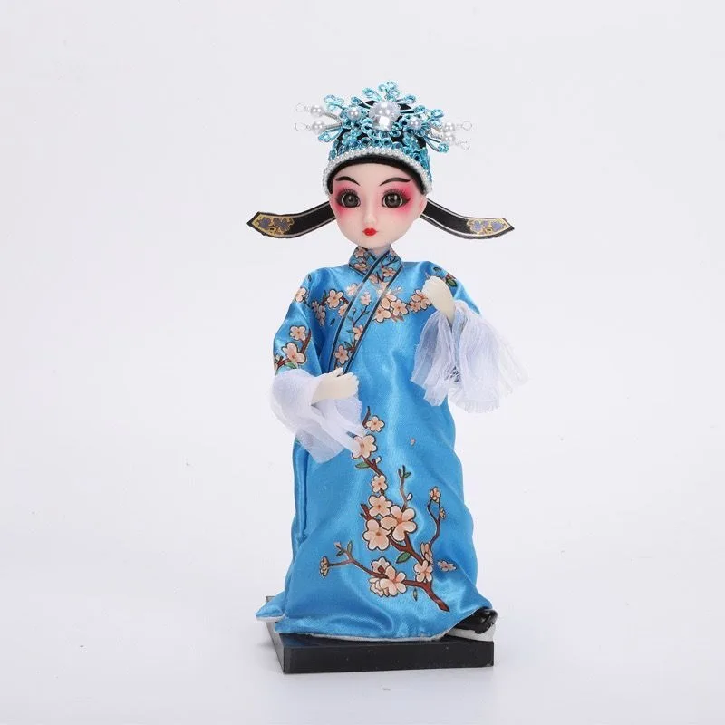 Chinese Style Peking Opera Figurine Traditional Cultural Ornament Creative Home Living Room Wedding Gift Female Role Decoration